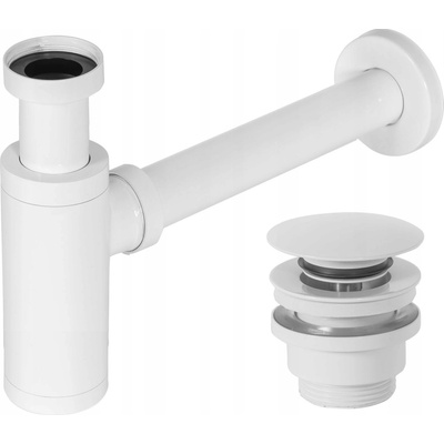 Rea sifón so zátkou Fľašový sifon biela REA-A6952