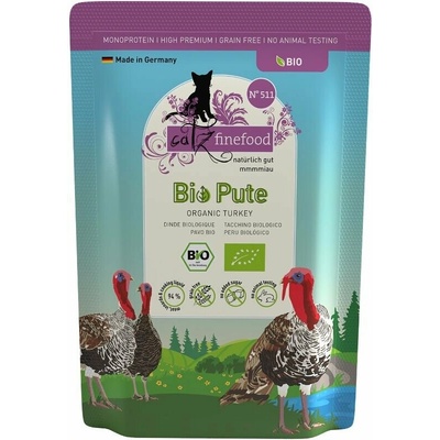 Catz Finefood Bio No.511 krůtí 85 g