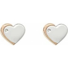 D for diamond Detské strieborné náušnice s diamantom E6159
