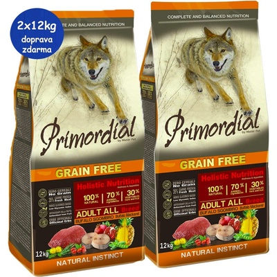 Primordial GF Adult Buffalo Mackerele 2 x 12 kg