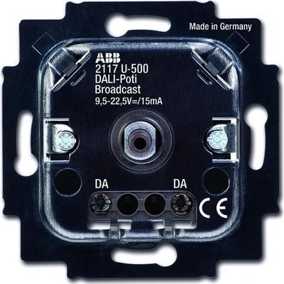 ABB 2CKA006599A2987 Přístroj potenciometru DALI pro tlač. spínání a otoč. ovl. (2117 U-500)