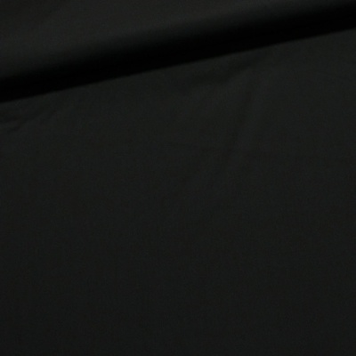 Směsový kepr elastický OLIMPIA ELASTIC BLACK, jednobarevný černý, 165g/m2, š.150cm (látka v metráži)
