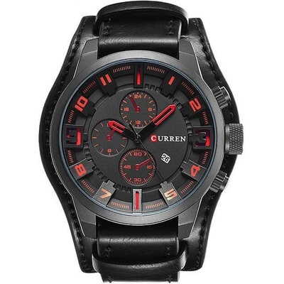 Curren Мъжки часовник Curren IRM Military, Черен / Червен (CURREN-8225-BLACK-RED)