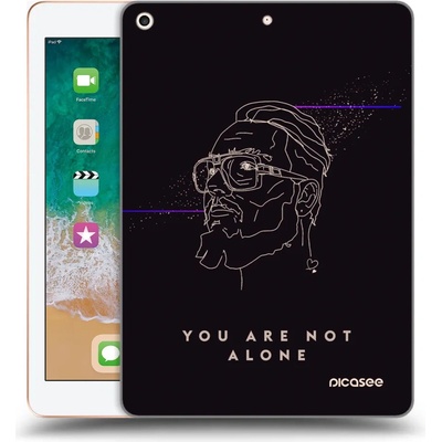 Picasee silikónový prehľadný obal Apple iPad 9.7 2018 6. generace You are not alone