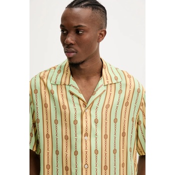 Drôle de Monsieur Риза Drôle de Monsieur La Chemise Bijoux мъжка в зелено със свободна кройка G-SH204-VI016-LGN (G.SH204.VI016.LGN)