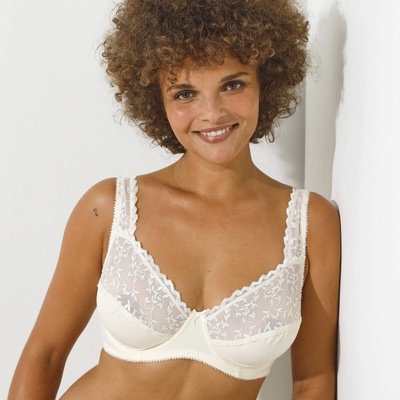Blancheporte Zmenšujúca podprsenka Batlow zn. Confidence Lingerie, s kosticami slonová kosť