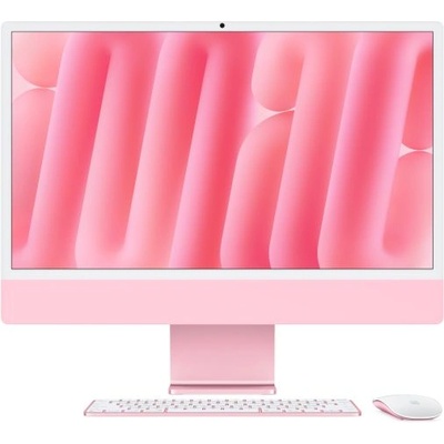 iMac 24" Retina 4.5K Display с Apple M4 с 10-Core CPU, 10-Core GPU, 16GB RAM, 256GB SSD - Pink, Intl. Engl. клавиатура (mwv43ze/a)