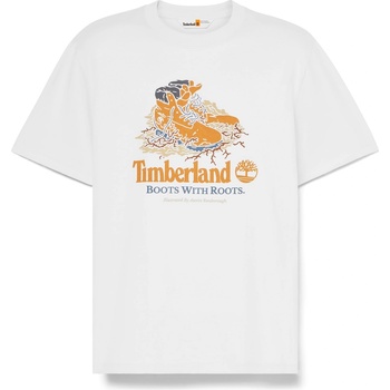 Timberland Тениска Timberland Men's Front Boot Graphic Regular Fit T-Shirt - White