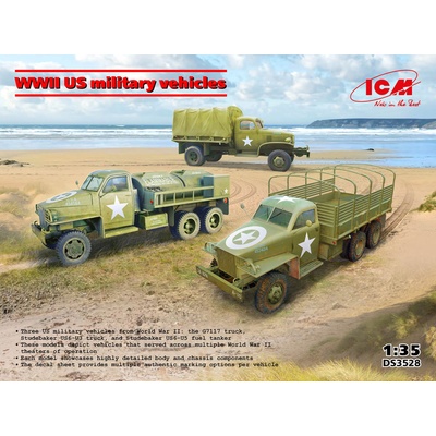 ICM US Military Vehicles WWII 3 kits 1:35