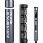 UF Tools Uf-tools електрическа акумулаторна отвертка 62 в 1 с уникален калъф, сребриста, usb-c (uf-882070)