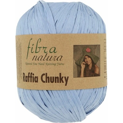 Fibra Natura Raffia Chunky 11 modrá