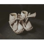 Donsje Бебешки кожени обувки Pina Organza Booties (1019100.)