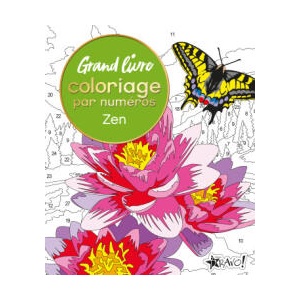 Grand livre coloriage par numéros - Zen (2025)