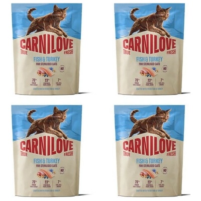 CARNILOVE True Fresh Cat Fish and Turkey Sterilised 4 x 400 g