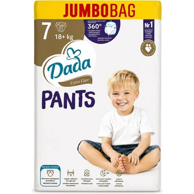 Dada JUMBOBAG extra care PANTS 7 XXL 18+kg 56ks