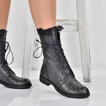 Tinti Shoes Дамски кубинки Magda black