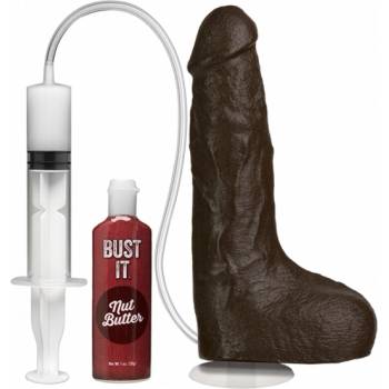 Image 1 of Doc Johnson Bust it Squirting Realistic Cock 8.5" Black
