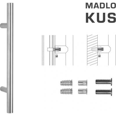 MPkovania FT - MADLO kód K00 Ø 30 mm SP ks Rozteč madla: 600 mm, Rozmer profilu madla: Ø 30 mm, Dĺžka: 800 mm