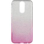 Forcell Блестящ Силиконов Калъф за Nokia 6, Forcell Shining Case, Сребро/Розов (5900217227687)