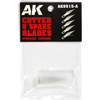 AK-Interactive AK Tools AK9515-A Náhradní břity pro Hobby Knife
