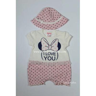 Апо-текс (Мариела) ООД Летен гащеризон Мини, 62, 80 + шапка