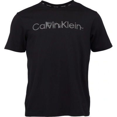 Calvin Klein Tréninkové tričko Performance Ck Essentials s potiskem černá
