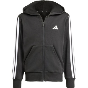 Adidas Детски суичър adidas Kid's Essentials Full Zip Hoodie - Black / White - размер 140 (EU) (704-5263-0213)