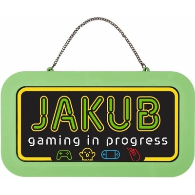 Albi Neonová cedulka se jménem - Jakub