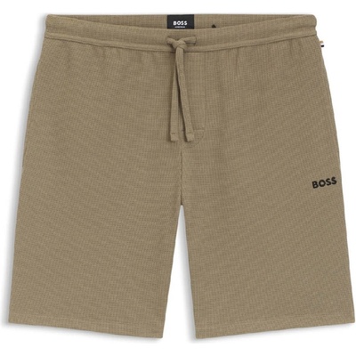 Boss Къси панталони Boss Men's Waffle Soft Texture Shorts - Open Brown