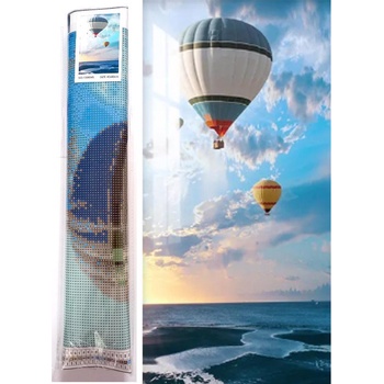 Norimpex - Puzzle Diamant painting: Hot air balloons 80x40 cm - 1 - 39 piese