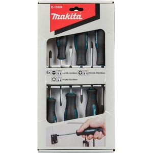 Makita Комплект отвертки makita 6 бр (ph, pz, sl) e-13524 (e-13524)