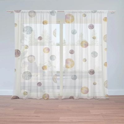 Sablio Záclony Galaktické bubliny: 2ks 150x250cm