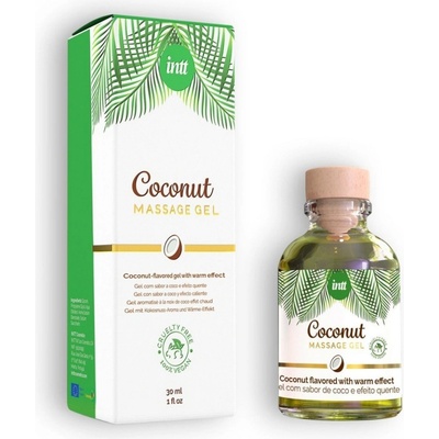 intt Coconut Masážny gél s hrejivým efektom 30 ml