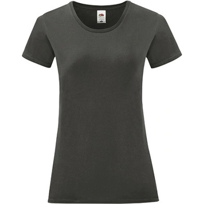 Fruit of the Loom Dámske triko 61 432 0 Light Graphite Solid