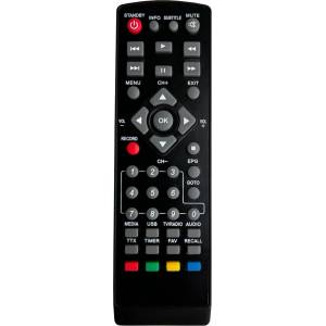 съвместим Vivax dvb-t2 120, dvb-t2 141, dvb-t2 170 - заместител дистанционно управление (dvb-t2 120, dvb-t2 141, dvb-t2 170) Дистанционно