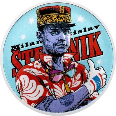 Česká mincovna Stříbrná medaile Danglár M. R. Štefánik stand 1 oz