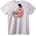 NOONEBRAND Тениска с сови и надпис 'I miss you' - 6XL, White