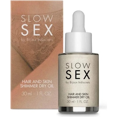 Масло, хидратира, подхранва и придава блясък - Shimmer Dry Oil (BIJOUX0193)