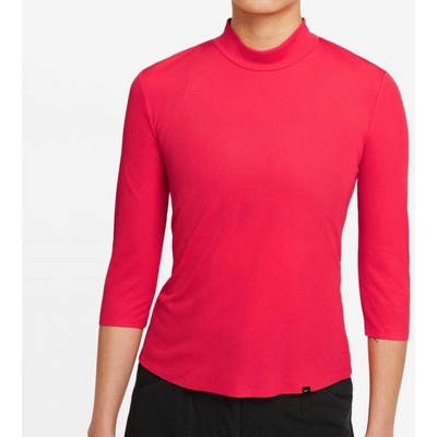 Nike Dri Fit UV Ace Mock Fusion red