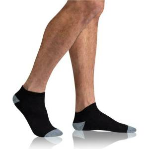 Bellinda SPORT MEN IN-SHOE 3x - Мъжки чорапи до глезена 3 двойки - черно Bellinda | Cheren | МЪЖЕ | 40 - 45