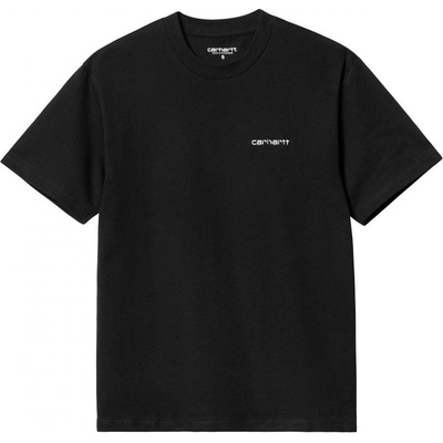 Carhartt WIP Script Embroidery S/S černá