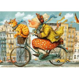 Cherry Pazzi - Puzzle Super Grandma - 1 000 piese