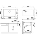 Image 1 of BLANCO SUBLINE 700-U (523442)