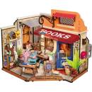 ROBOTIME Rolife DIY 3D dřevěné puzzle Knihkupectví na rohu 108 ks