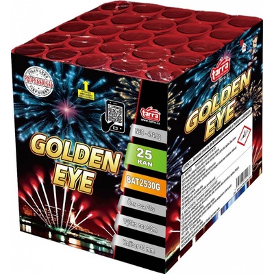 Baterie výmetlic GOLDEN EYE 25ran 4 1 Čína BAT2530G