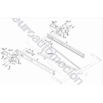 Tažné zařízení pro obytné vozy Citroen Jumper 250 / Fiat Ducato Y / Peugeot Boxer Y 06-