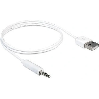 DeLock 83182 USB-A samec gt; Stereo jack 3.5 mm samec 4 pin / IPod Shuffle, 1m