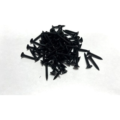 Šrouby 3,5x25 mm METAL 100 ks - černé – Zboží Mobilmania