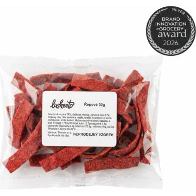 Luskeeto Krekry luštěninové s červenou řepou vzorek 30 g – Hledejceny.cz