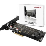 AXAGON ADAPTER PCEM2-D PCI-E 3.0 4x - DUAL M. 2 SSD (NVMe + SATA) (PCEM2-D)